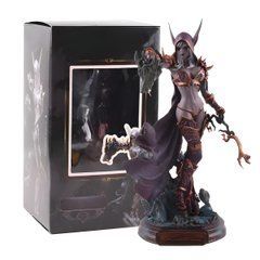 Фигурка Sylvanas Windrunner Ghost Queen World of Warcraft / Сильвана Ветрокрыла Варкрафт / Статуэтка BauTech Tribal Queen Sylvanas &ndash; коллекционная аниме фигура Королевы Сильваны 22 см на подставке