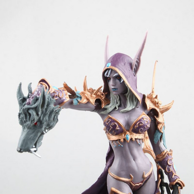 Фигурка Sylvanas Windrunner Ghost Queen World of Warcraft / Сильвана Ветрокрыла Варкрафт / Статуэтка BauTech Tribal Queen Sylvanas &ndash; коллекционная аниме фигура Королевы Сильваны 22 см на подставке