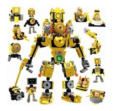 Конструктор Титан Годинник Скибіді Туалет figures Titan Clockman Skibidi Toilet 75003