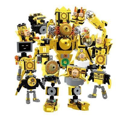 Конструктор Титан Годинник Скибіді Туалет figures Titan Clockman Skibidi Toilet 75003