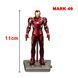Коллекционная экшн-фигурка Железного Человека Марвел MARK XLVI. Action Figure Marvel Iron Man Mark 46, 11 см в коробке, коллекционная модель