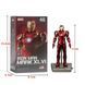 Коллекционная экшн-фигурка Железного Человека Марвел MARK XLVI. Action Figure Marvel Iron Man Mark 46, 11 см в коробке, коллекционная модель