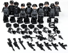 Набор фигурок человечков Полицейский спецназ 10шт figures sets special forces S.W.A.T. 10 pcs MJQ1003