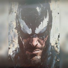 Декоративний постер "Веном портрет" для інтер'єру Картина "Venom" Marvel арт у стилі живопису, 30х40см
