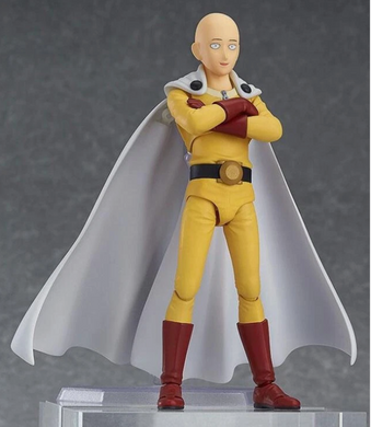 Коллекционная экшн-фигурка figma 310 Сайтама (Saitama) One Punch Man Ванпанчмен 15 см на шарнирах