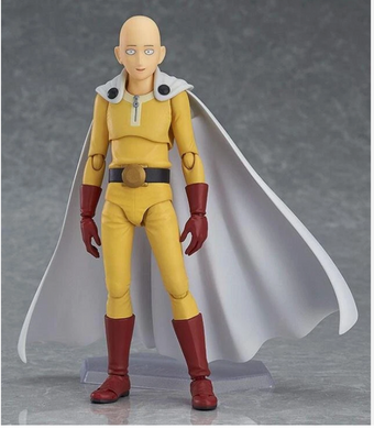 Коллекционная экшн-фигурка figma 310 Сайтама (Saitama) One Punch Man Ванпанчмен 15 см на шарнирах