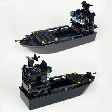 Набір фігурок чоловічків військові Морські котики 8шт та Катер figures sets special forces S.W.A.T. 8pcs X009-4