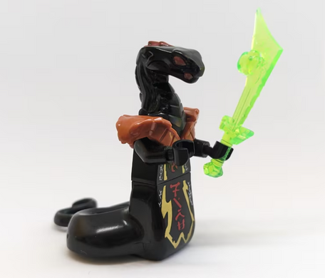 Набор фигурок Ниндзяго (Ninjago) Серпенты змеи - воины с оружием, 8 шт