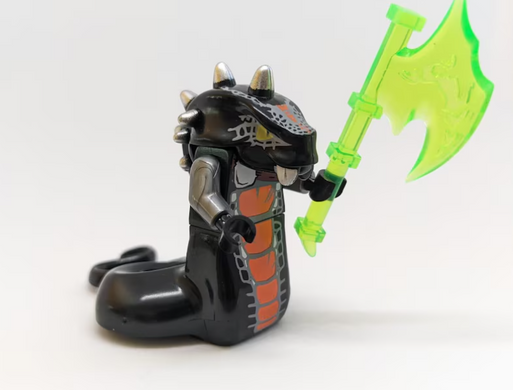 Набор фигурок Ниндзяго (Ninjago) Серпенты змеи - воины с оружием, 8 шт