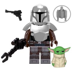 Фігурка Мандалорець та Малюк Йода Зоряні війни figures Mandalorian with Baby Yoda Star Wars TV8016