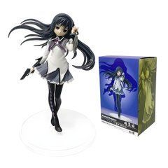 Фигурка коллекционная Акеми Хомура Puella Magi Madoka Magica Akemi Homura &ndash; аниме фигурка с пистолетом и подставкой, 17 см