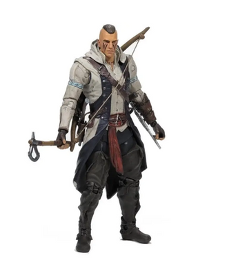 Фигурка игрушка Коннор Connor Kenway Assassin's Creed III &mdash; Коллекционная подвижная детализированная action figure героя Коннор Кенуэй по игре Ассасин Крид