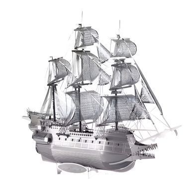 Конструктор головоломка 3D металевий пазл - Летючий голландець (Flying Dutchman), модель корабля