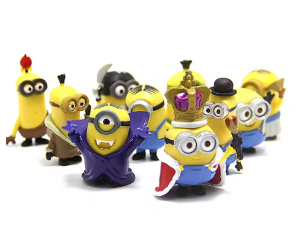 Набор Фигурок - статуэток Чиби Миньонов из Minions или Гадкий Я, 10шт