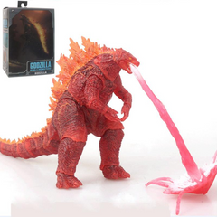 Коллекционная фигурка Godzilla Burning Version King of Monsters &mdash; окаймление подвижная игрушка Пылающая Годзилла Король монстров с атомным дыханием, 16 см