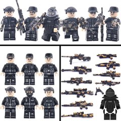 Набір фігурок чоловічків військові спецназівці S.W.A.T. 6шт figures sets special forces S.W.A.T. 6pcs MJQ81020