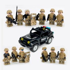 Набір фігурок чоловічків Військовий спецназ 12шт та Джип figures sets special forces 12 pcs Jeep M-12