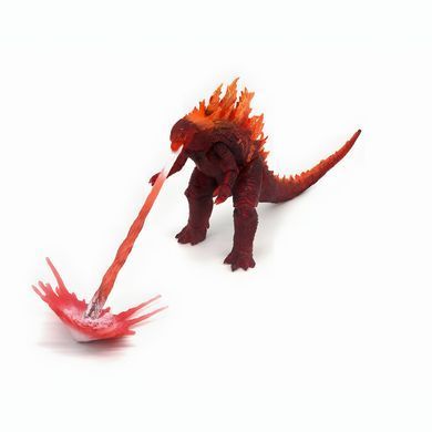 Коллекционная фигурка Godzilla Burning Version King of Monsters &mdash; окаймление подвижная игрушка Пылающая Годзилла Король монстров с атомным дыханием, 16 см