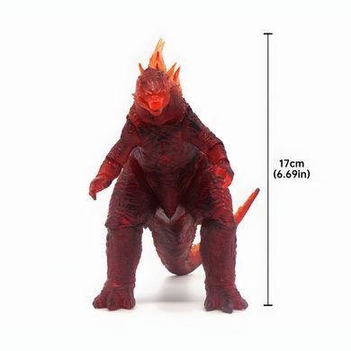 Коллекционная фигурка Godzilla Burning Version King of Monsters &mdash; окаймление подвижная игрушка Пылающая Годзилла Король монстров с атомным дыханием, 16 см