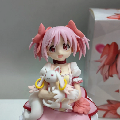 Коллекционная аниме фигурка Мадока Канамэ (Madoka Kaname) &mdash; Детская очаровательная Puella Magi Madoka Magica 18 см