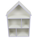 Игровой домик-стеллаж белый с лавандовой кромкой (ДСП)