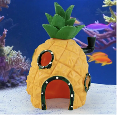 Игровая фигурка SpongeBob Ананас Домик из мультфильма Губка Боб Декорация для аквариума дизайн террариума декор для рыб 6,5 см х 6,5 см х12.5 см