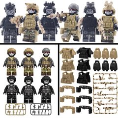 Набор фигурок человечков военные спецназовцы Альфа 6шт figures sets special forces Alpha S.W.A.T. 6pcs MJQ81021