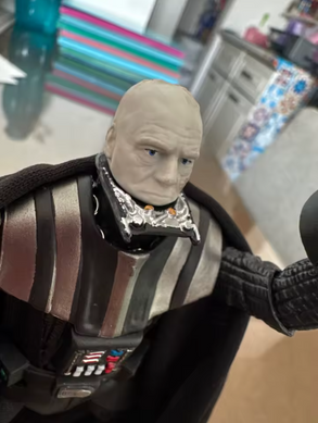Фигурка игрушка Darth Vader Star Wars Black Series &mdash; коллекционная подвижная action figure Дарт Вейдер со световым мечом 15 см