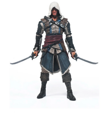 Фигурка игрушка Эдвард Кенуэй / Edward Kenway Assassin's Creed IV Black Flag &mdash; коллекционная подвижная детализированная action figure героя Эдвард Кенуэй из игры Ассасин Крид