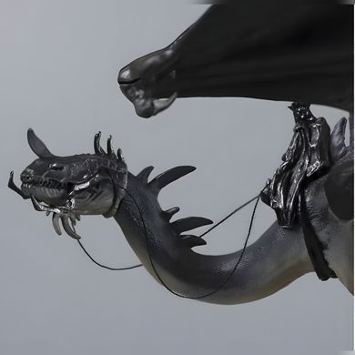 Колекційна фігурка Назґул на Крилатій Тварюці (Fell Beast) The Lord of the Rings / Володар перснів, Король-Чаклун Ангмару, руїни Осґіліата, 16 см