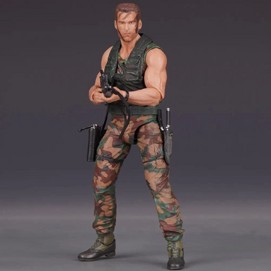 Фигурка Predator Jungle Patrol Dutch 18 см &mdash; Коллекционная игрушка-герой Хищник Датч Арнольд Шварценеггер в подарочной упаковке