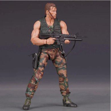 Фигурка Predator Jungle Patrol Dutch 18 см &mdash; Коллекционная игрушка-герой Хищник Датч Арнольд Шварценеггер в подарочной упаковке