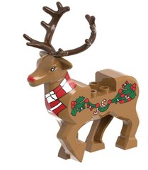 Фигурка Рождественский Олень серия Животные figures Christmas Deer Animals series XH1784