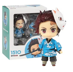 Коллекционная фигурка статуэтка Танджиро Камадо Tanjiro Kamado Demon Slayer: Kimetsu no Yaiba Nendoroid аниме минифигурка в кимоно, 10 см