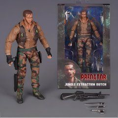 Фигурка Predator Jungle Extraction Dutch 18 см &mdash; Коллекционная игрушка-герой Хищник Датч Арнольд Шварценеггер в подарочной упаковке