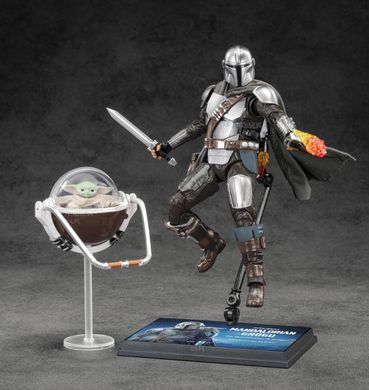 Колекційний набір фігурок Мандалорець та Ґроґу Star Wars: The Mandalorian / Зоряні війни, Din Djarin & Grogu, 18 см