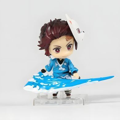 Коллекционная фигурка статуэтка Танджиро Камадо Tanjiro Kamado Demon Slayer: Kimetsu no Yaiba Nendoroid аниме минифигурка в кимоно, 10 см