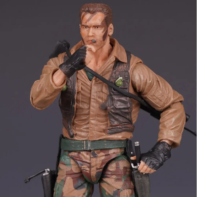 Фигурка Predator Jungle Extraction Dutch 18 см &mdash; Коллекционная игрушка-герой Хищник Датч Арнольд Шварценеггер в подарочной упаковке