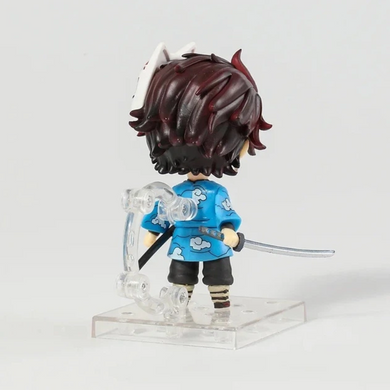 Коллекционная фигурка статуэтка Танджиро Камадо Tanjiro Kamado Demon Slayer: Kimetsu no Yaiba Nendoroid аниме минифигурка в кимоно, 10 см