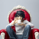 Колекційна аніме фігурка L (Ел Лолайт) L Lawliet з аніме &laquo;Зошит смерті&raquo; / Death Note з книгами 24 см