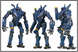 Коллекционная экшн-фигурка работа &laquo;Romeo Blue&raquo; Pacific Rim &mdash; боевой меха-егерь с аксессуарами из Тихоокеанского Рубежа, подвижная Action Figure Pacific Rim