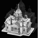Конструктор 3D головоломка металевий пазл - Катедральний Собор (Auxiliary cathedral) Building Model 3D