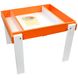 Детский столик-песочница Yuliana с игровой поверхностью из ДСП оранжевый