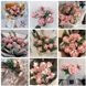 Конструктор цветок Розы цвет красный Constructor flower Roses color red 10101_R