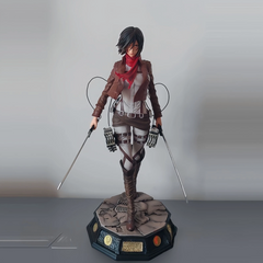 Коллекционная аниме фигурка Mikasa Ackerman Attack on Titan 23 см &ndash; статуэтка Микаса Аккерман Атака Титанов с мечами и 3D Maneuver Gear