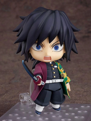 Коллекционная фигурка статуэтка Гию Томиока Giyu Tomioka Demon Slayer: Kimetsu no Yaiba Nendoroid аниме минифигурка, 10 см