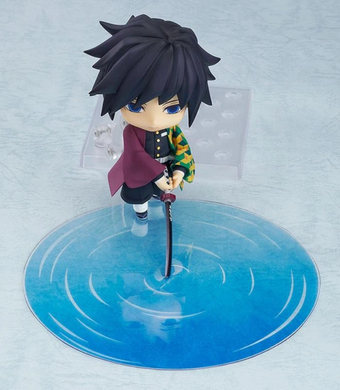 Коллекционная фигурка статуэтка Гию Томиока Giyu Tomioka Demon Slayer: Kimetsu no Yaiba Nendoroid аниме минифигурка, 10 см