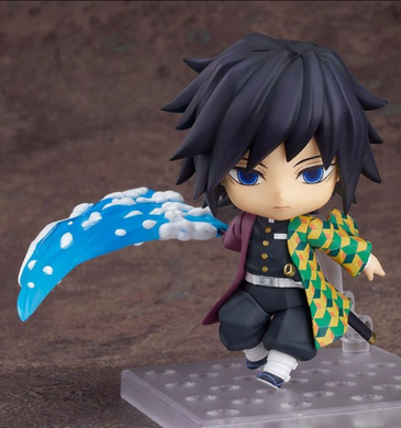 Коллекционная фигурка статуэтка Гию Томиока Giyu Tomioka Demon Slayer: Kimetsu no Yaiba Nendoroid аниме минифигурка, 10 см