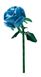 Конструктор цветок Розы цвет голубой Constructor flower Roses color blue 10101_B