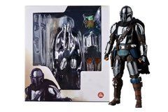 Колекційна фігурка Мандалорець Дін Джарін (The Mandalorian, Din Djarin) та Грогу (Grogu, Baby Yoda) Star Wars 18 см з аксесуарами